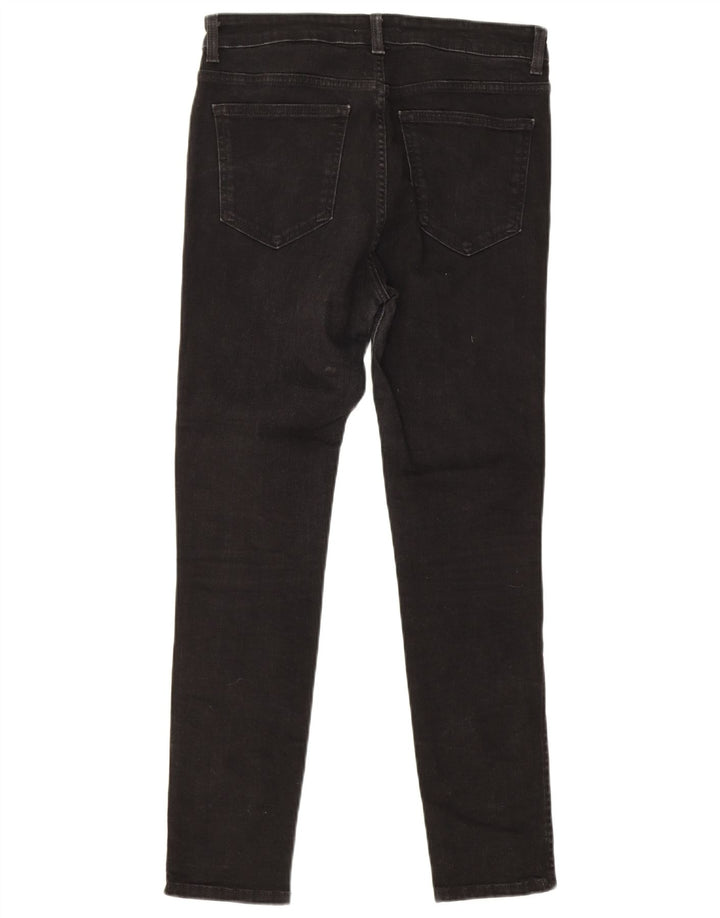 Zara Jean Slim Femme EU 40 Moyen W30 L28 Coton Noir