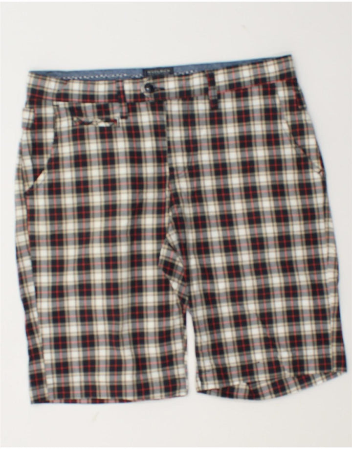 Woolrich Short Chino Homme W31 Medium Multicolore Carreaux Coton