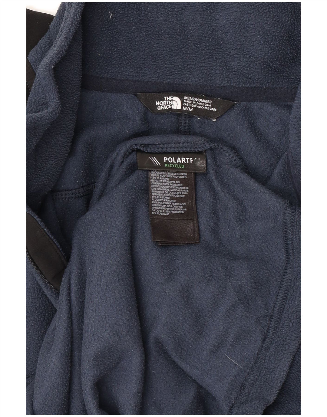 The North Face Pull polaire Polartec homme bleu marine moyen polyester
