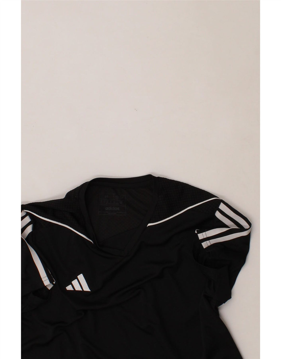 ADIDAS Mens Aeroready T-Shirt Top Medium Black Polyester Vintage Adidas and Second-Hand Adidas from Messina Hembry 