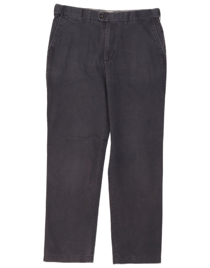 Marks & Spencer Pantalon de costume droit coupe droite pour homme W36 L33 Bleu marine