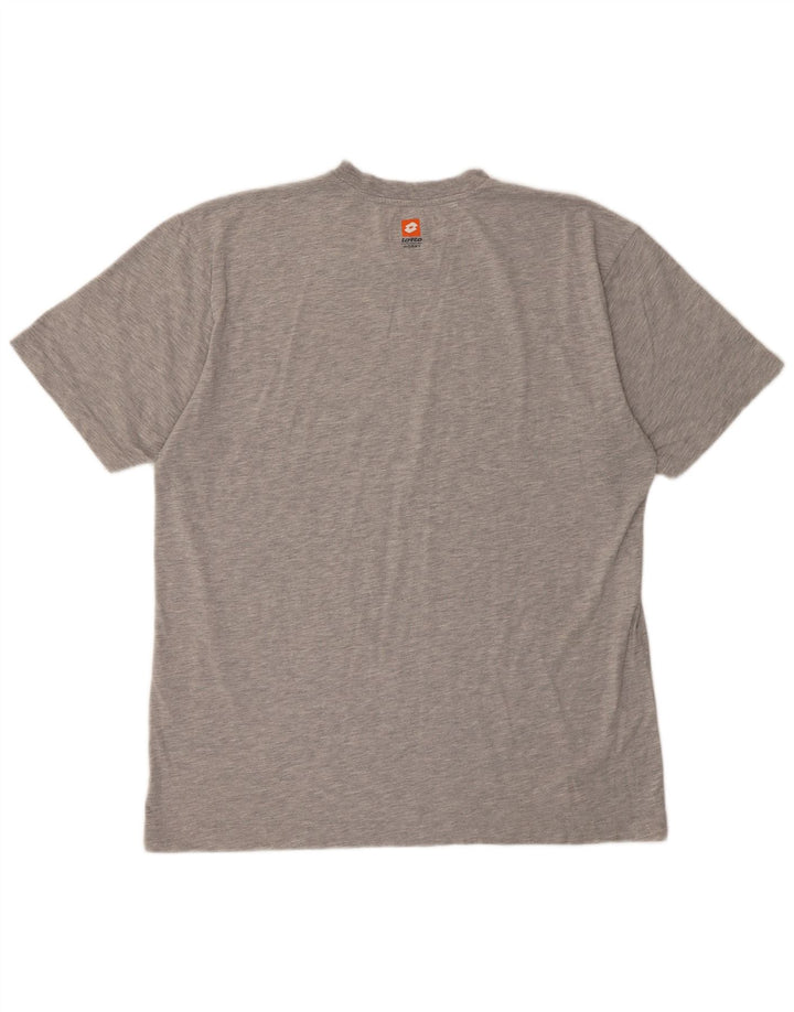 LOTTO T-Shirt Graphique Homme XL Gris