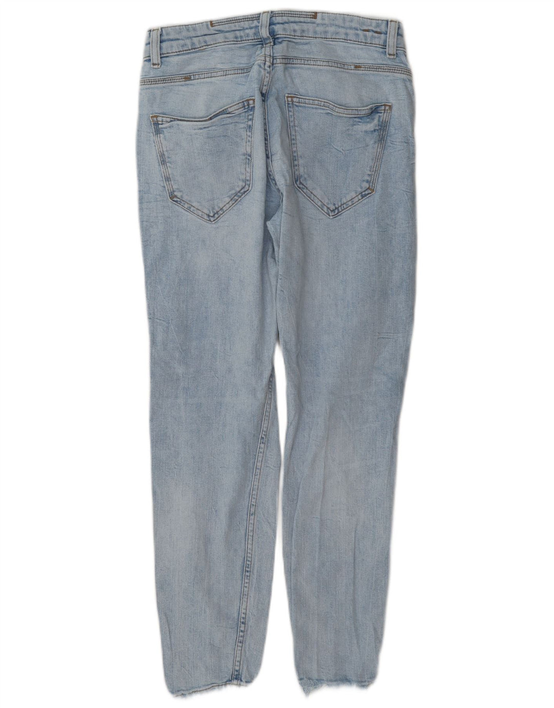 Zara Jean slim vieilli pour homme EU 38 Small W30 L27 Bleu