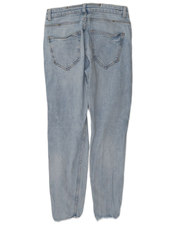Zara Jean slim vieilli pour homme EU 38 Small W30 L27 Bleu