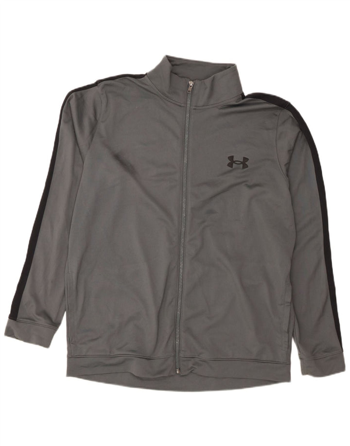 Under Armour Veste de Survêtement Homme XL Gris Colorblock Polyester