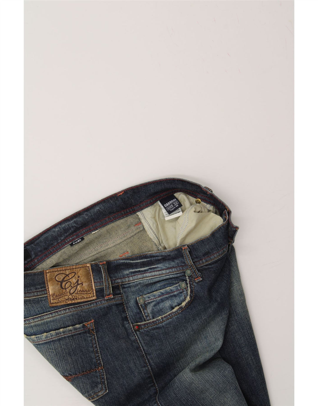 CASUCCI Womens Skinny Jeans W32 L33 Blue Cotton Vintage Casucci and Second-Hand Casucci from Messina Hembry 