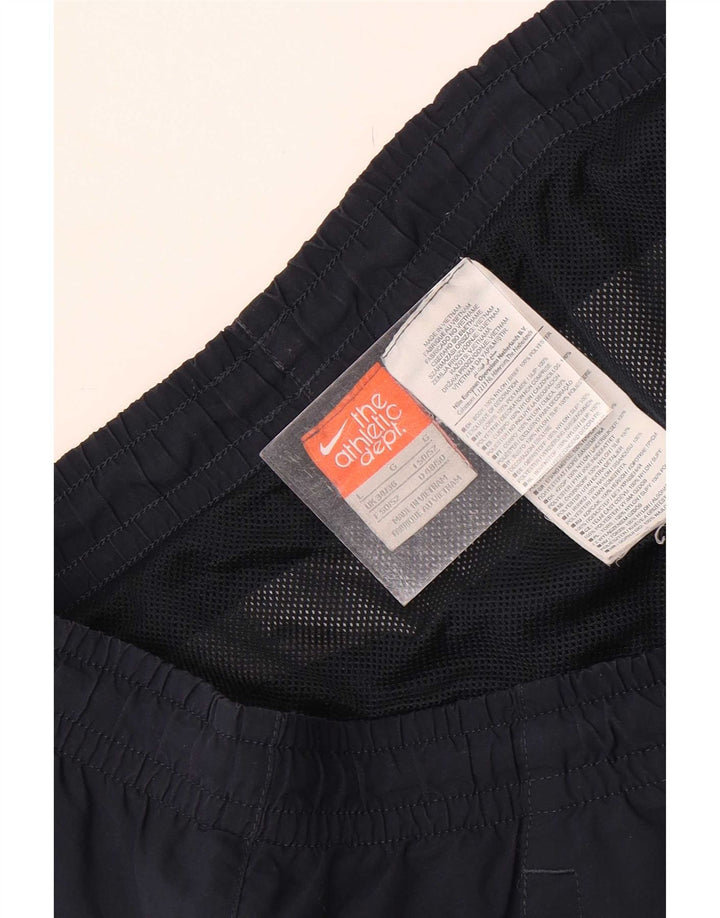 Nike Short de bain pour homme en nylon color block bleu marine Taille L