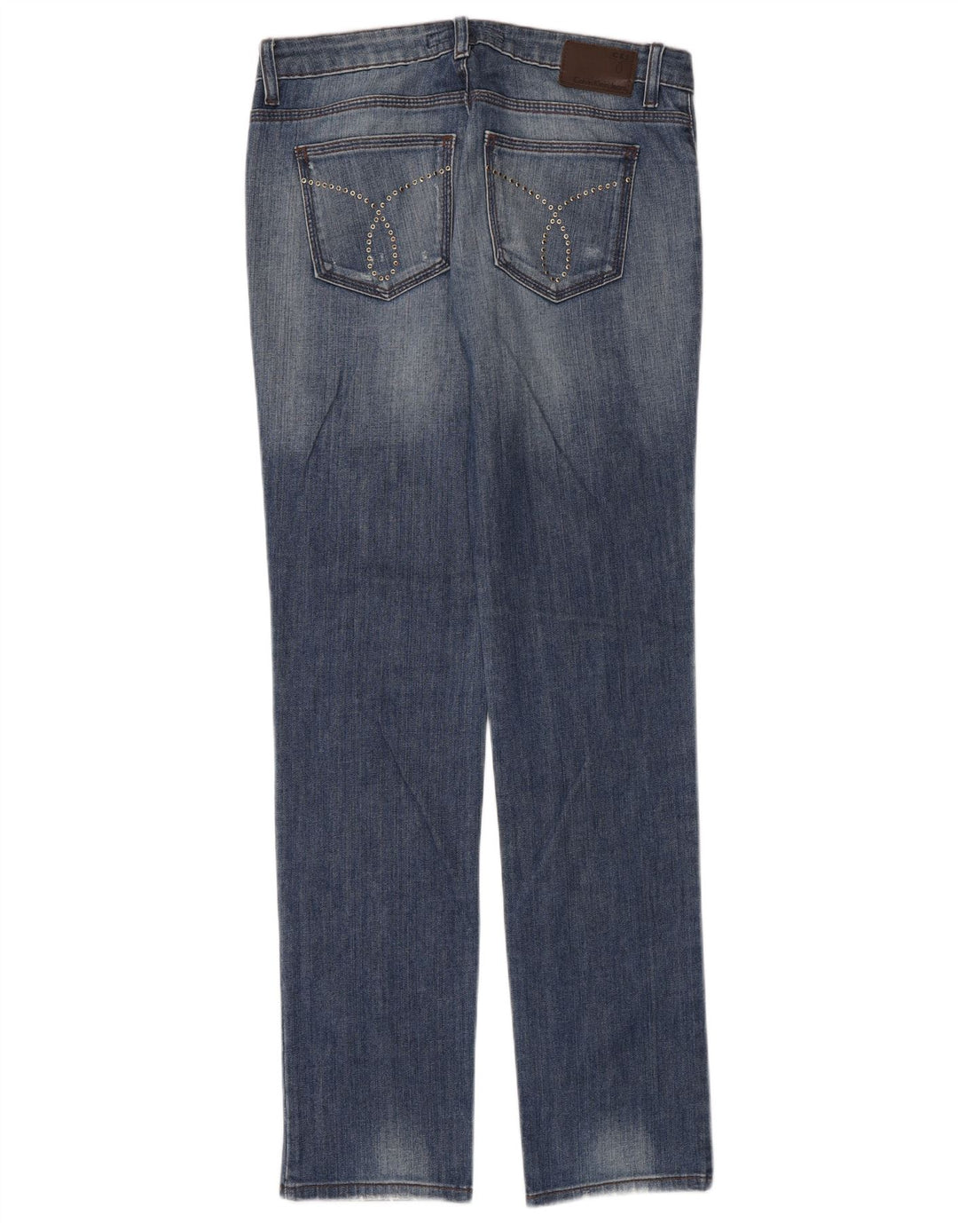 Calvin Klein Jean Slim Femme W29 L33 Bleu Coton