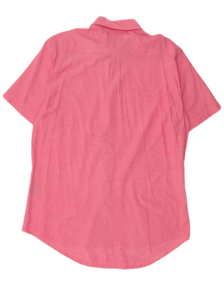 Kappa Chemise à Manches Courtes Homme Grand Rose Coton
