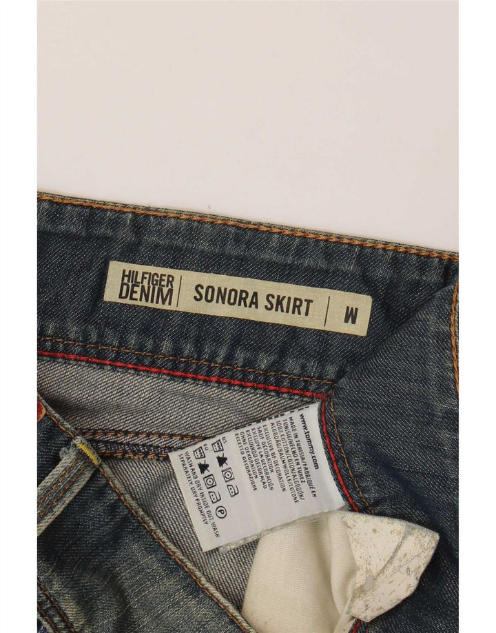 Tommy Hilfiger Jupe Sonora Denim Femme Medium W34 Bleu Coton