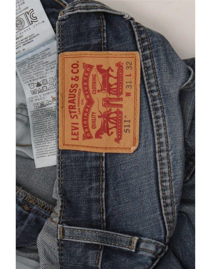 Levi's Jean Slim 511 W31 L27 Homme Bleu Marine Coton