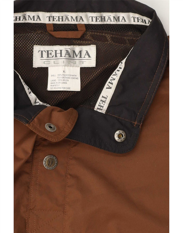 Tehama Veste de Pluie Pull Homme UK 42 XL Marron Polyester