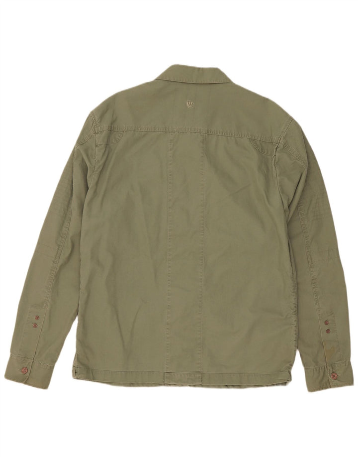 Fat Face Veste utilitaire pour homme UK 38 Coton kaki moyen