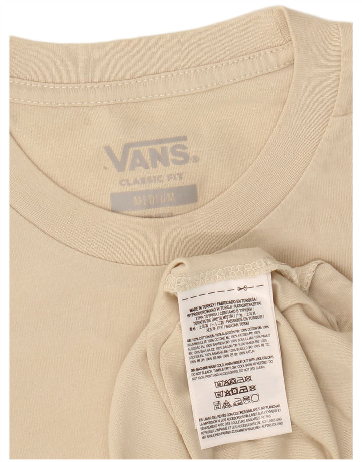 Vans T-shirt classique coupe classique en coton beige moyen pour homme