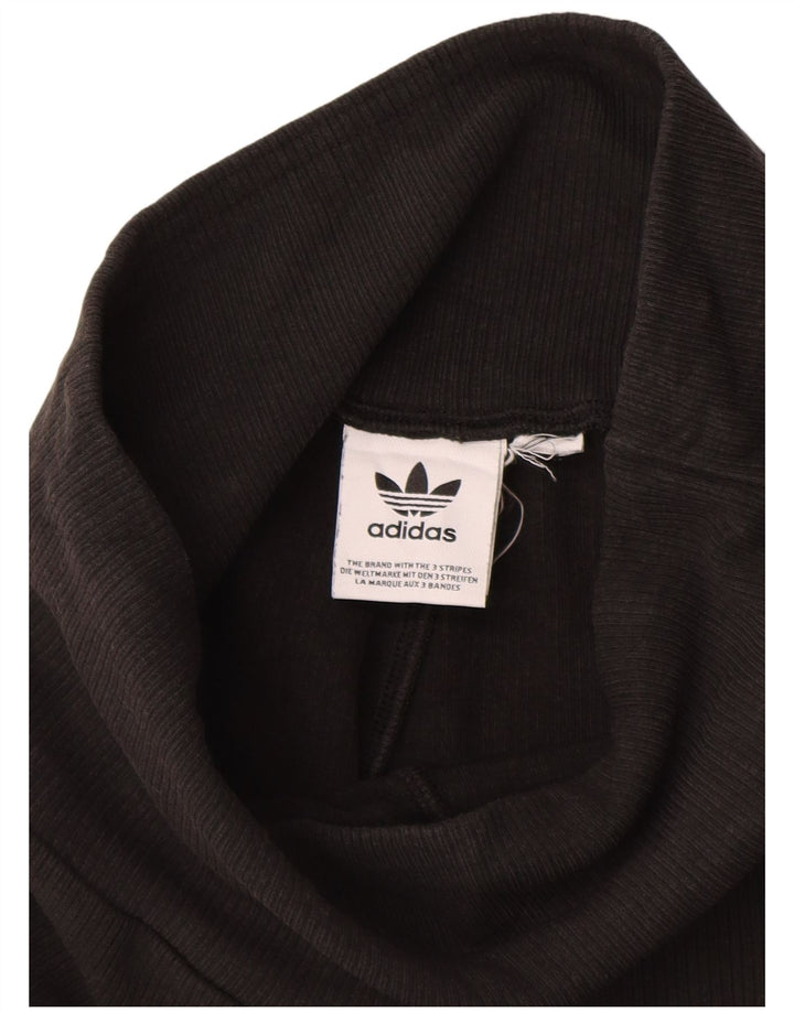 ADIDAS Leggings Femme UK 8 Petit Noir