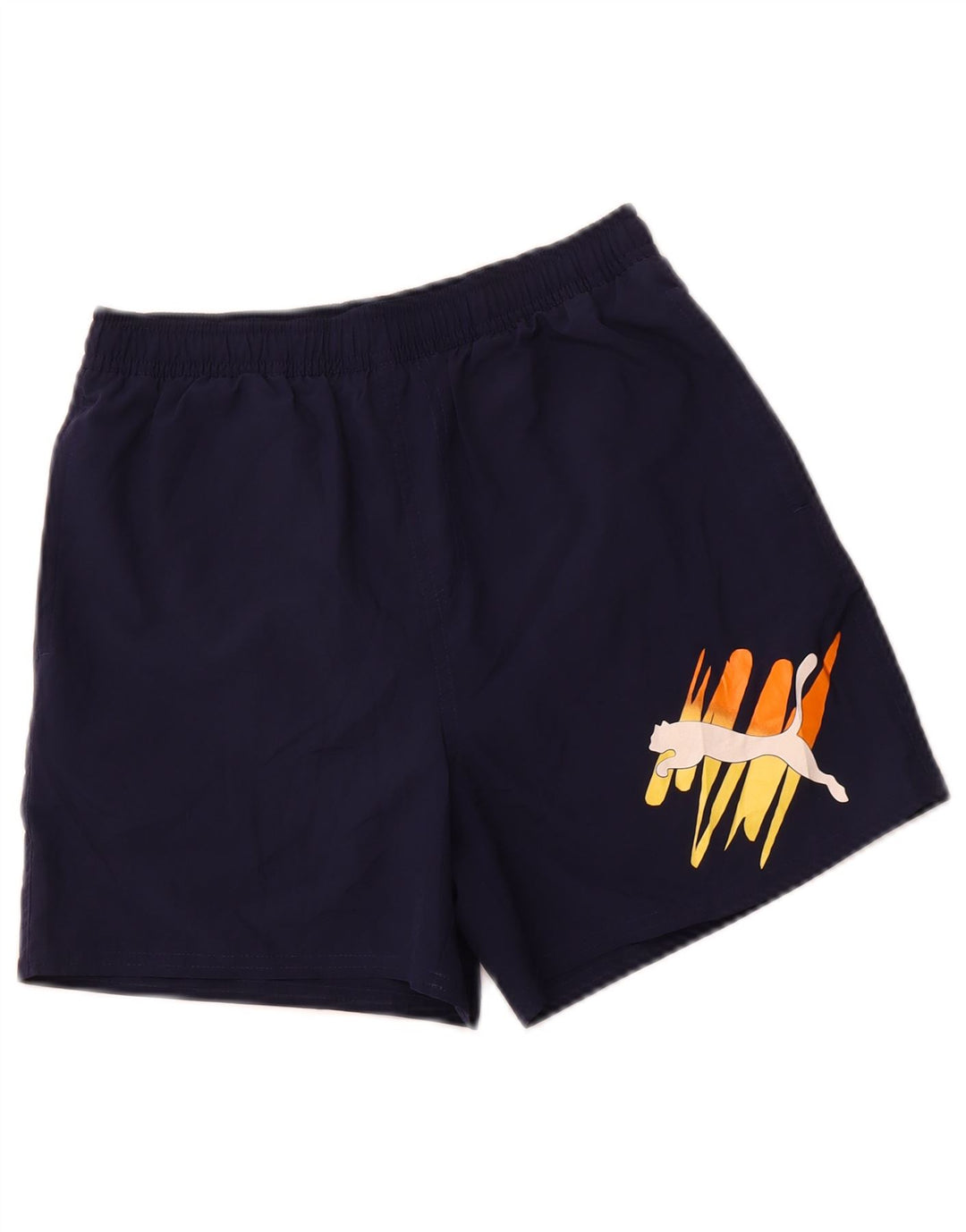 PUMA Short de sport graphique garçon 15-16 ans bleu marine