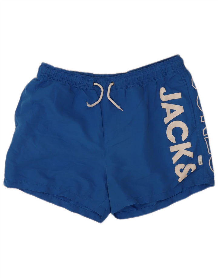 Jack & Jones Short de Bain Graphique Homme XL Bleu Polyester