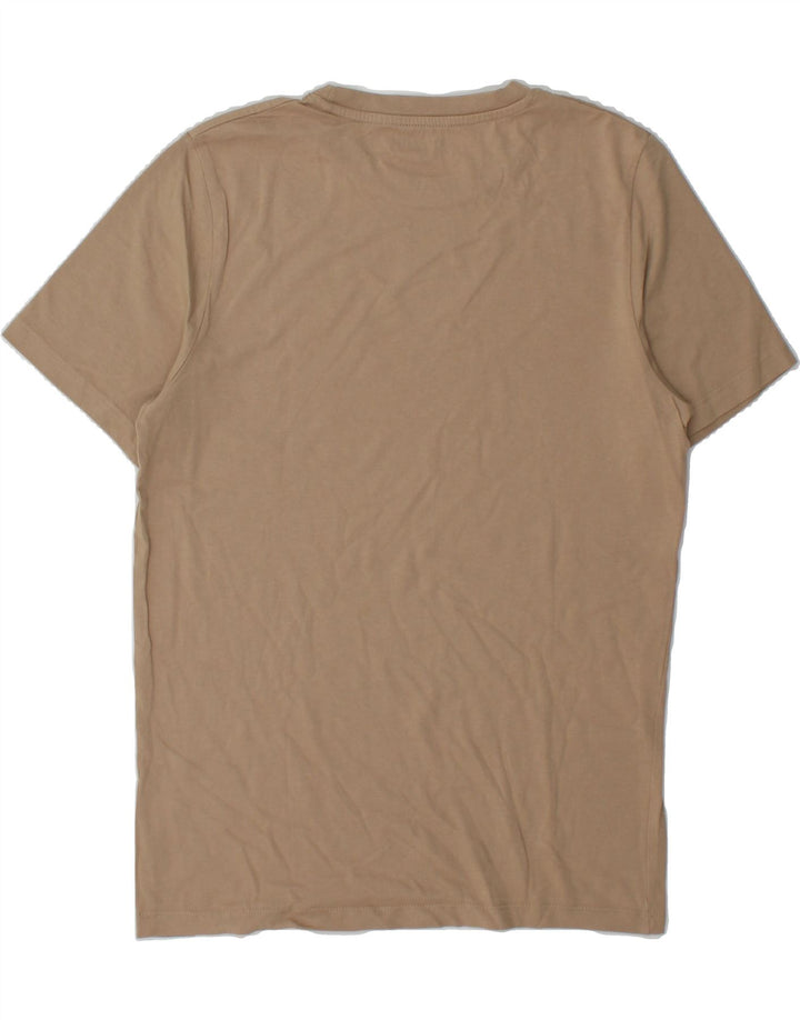 JACK & JONES Mens T-Shirt Top Small Beige Cotton Vintage Jack & Jones and Second-Hand Jack & Jones from Messina Hembry 