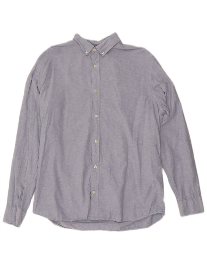 Jack & Jones Chemise Homme Large Bleu Moucheté Coton