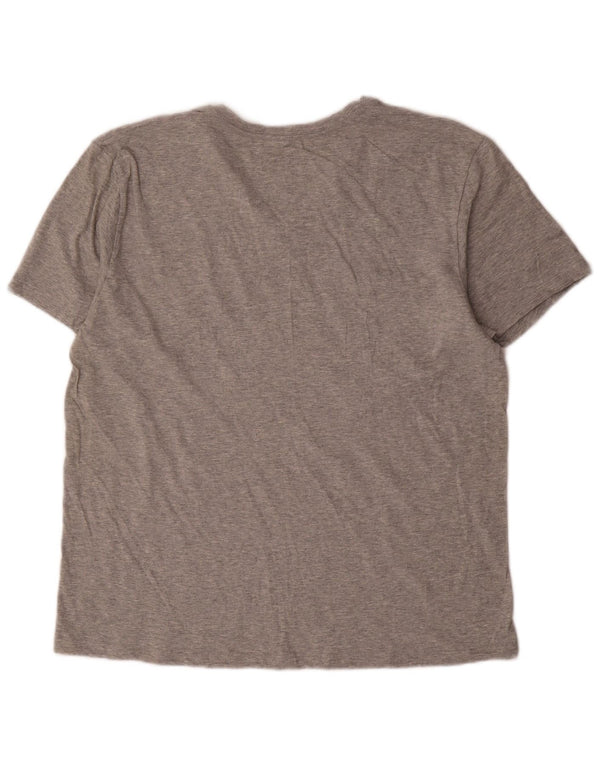 Calvin Klein T-Shirt Homme Haut Large Gris Moucheté Coton