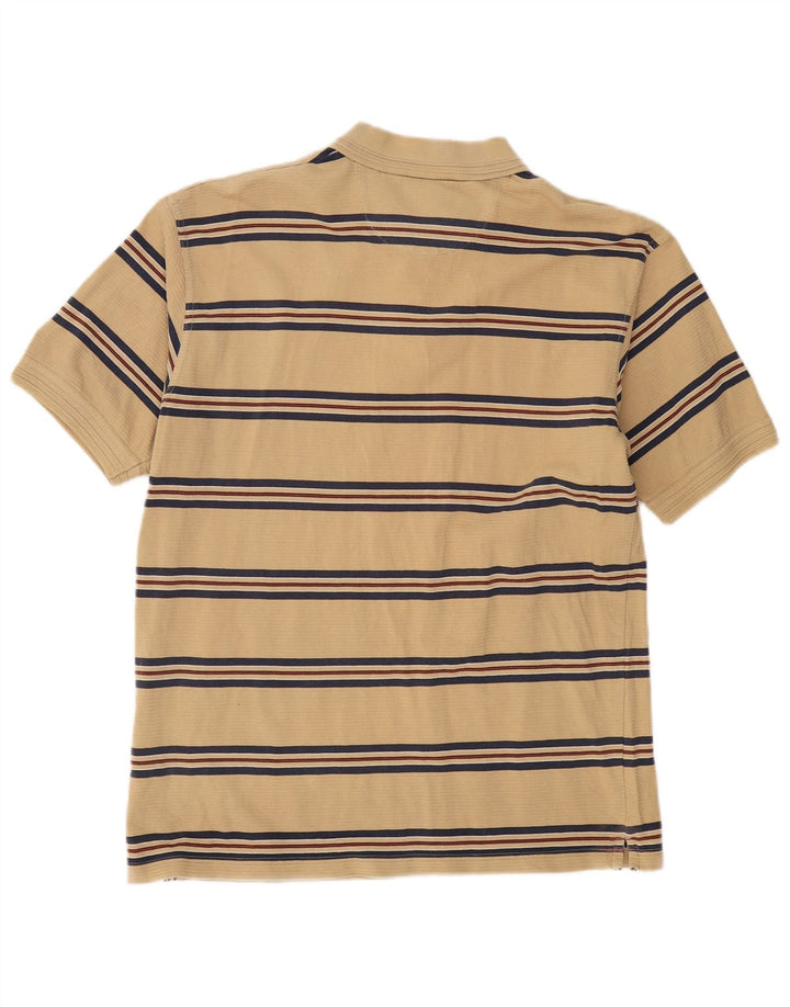 Ellesse Polo Homme Rayé Beige Moyen