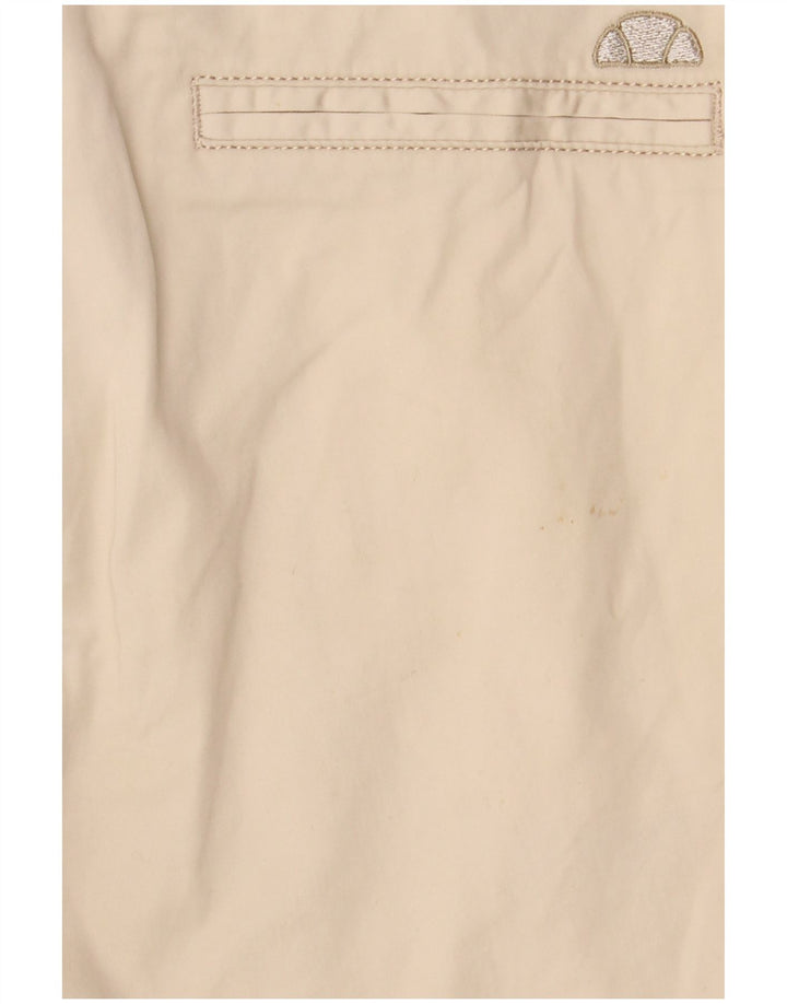 ELLESSE Short Chino Femme IT 42 Moyen W30 Beige Coton