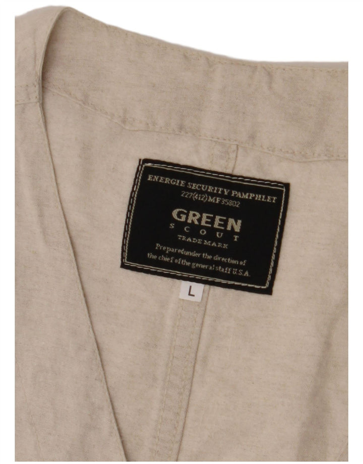 gilet homme vintage Grand Beige