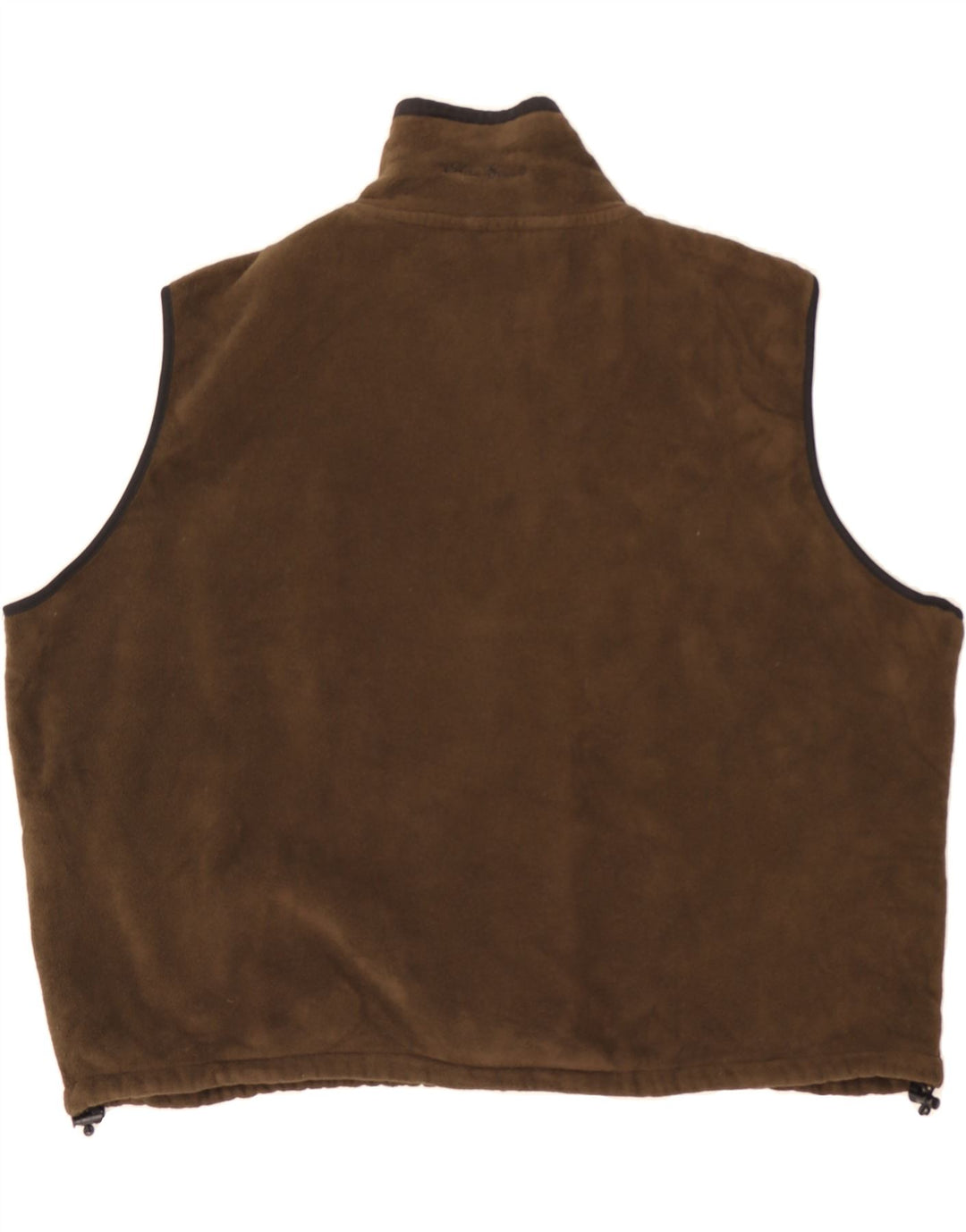 EDDIE BAUER Womens Fleece Gilet UK 20 2XL Brown Polyester Vintage Eddie Bauer and Second-Hand Eddie Bauer from Messina Hembry 