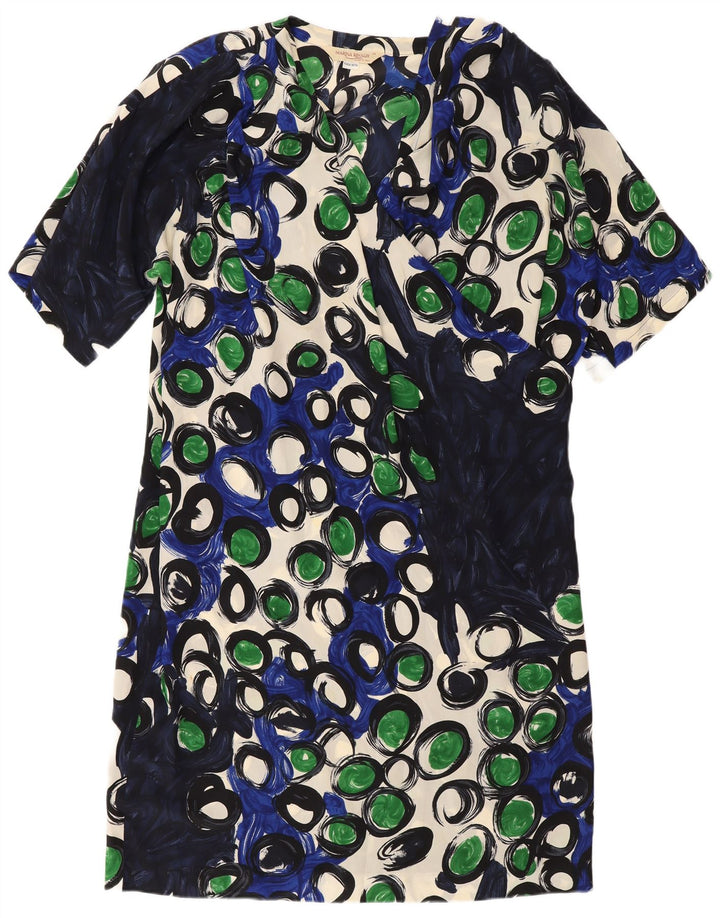 Marina Rinaldi Robe Shift Femme Taille 25 Grande Géométrique Multicolore