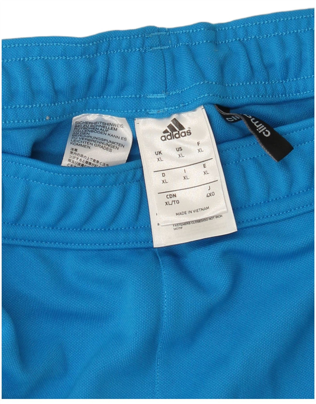Adidas Pantalon de survêtement Climalite pour homme XL Bleu Polyester