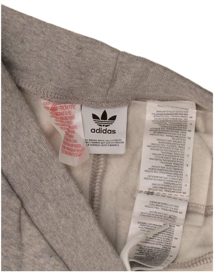 Adidas Short de Sport Garçon 15-16 ans Gris Coton