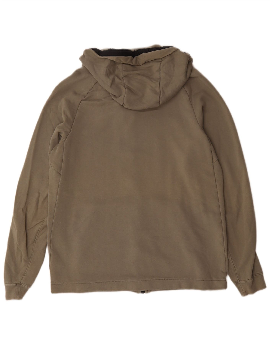 Nike Pull à capuche zippé pour homme Grand coton kaki