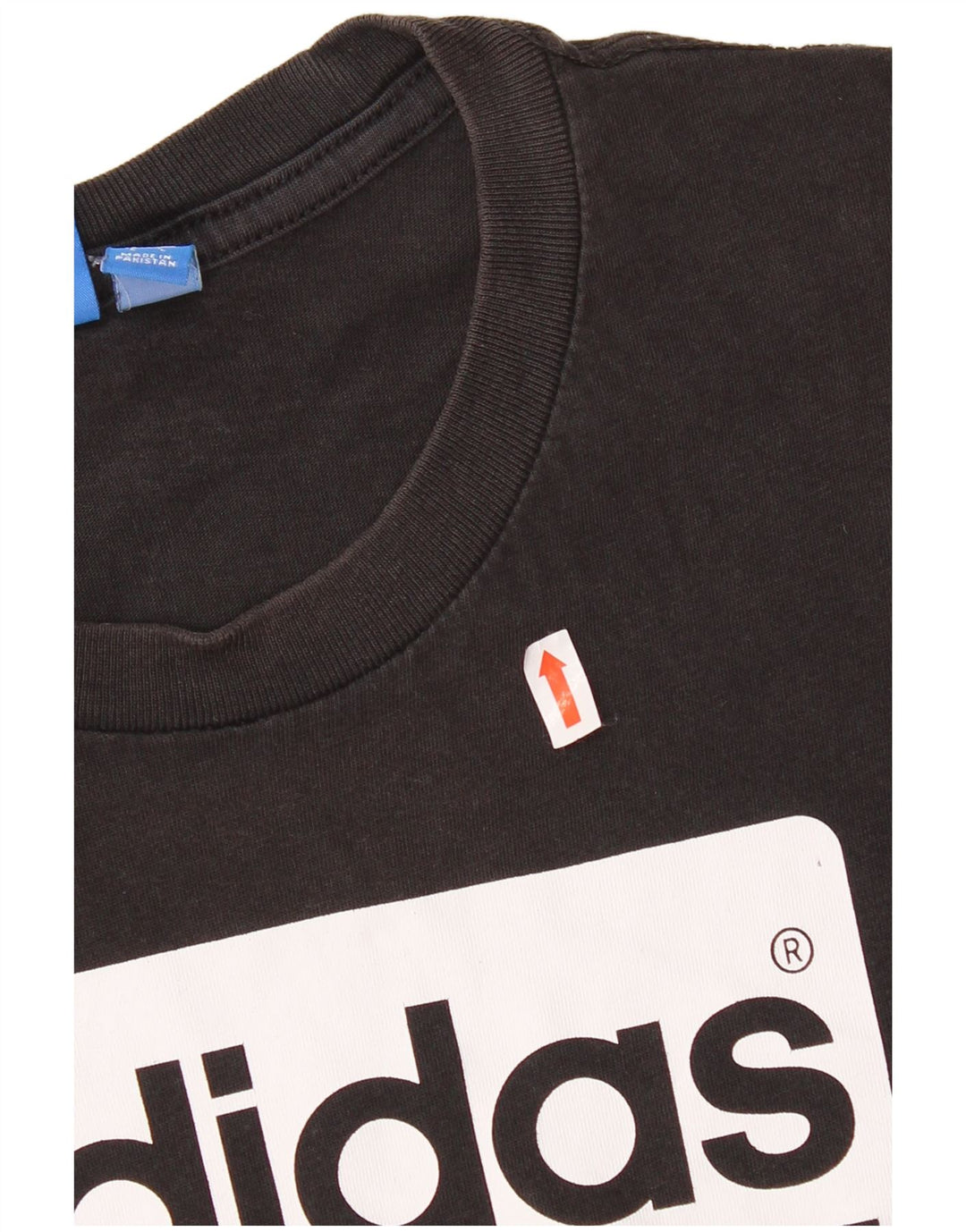 ADIDAS Mens Graphic T-Shirt Top Large Black Cotton