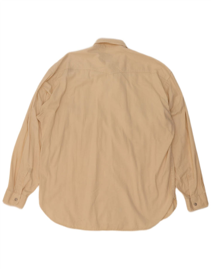 CASSUCI Chemise Homme 2XL Coton Beige