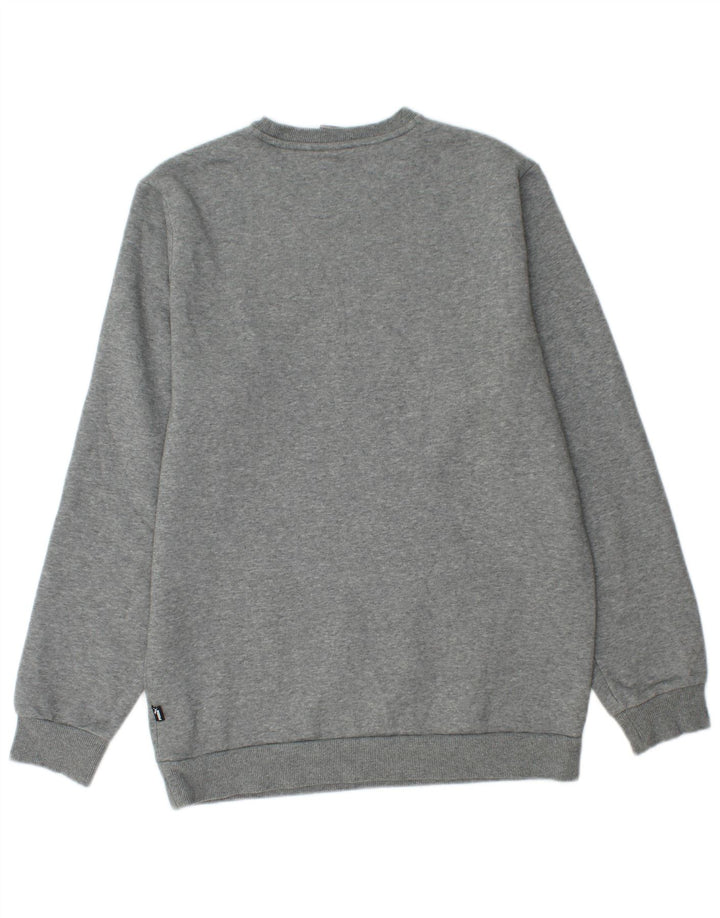 Puma Sweat-shirt pour homme en coton gris Small