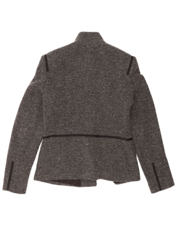 Rene Lezard Veste Blazer 4 Boutons Femme EU 38 Gris Moyen Moucheté