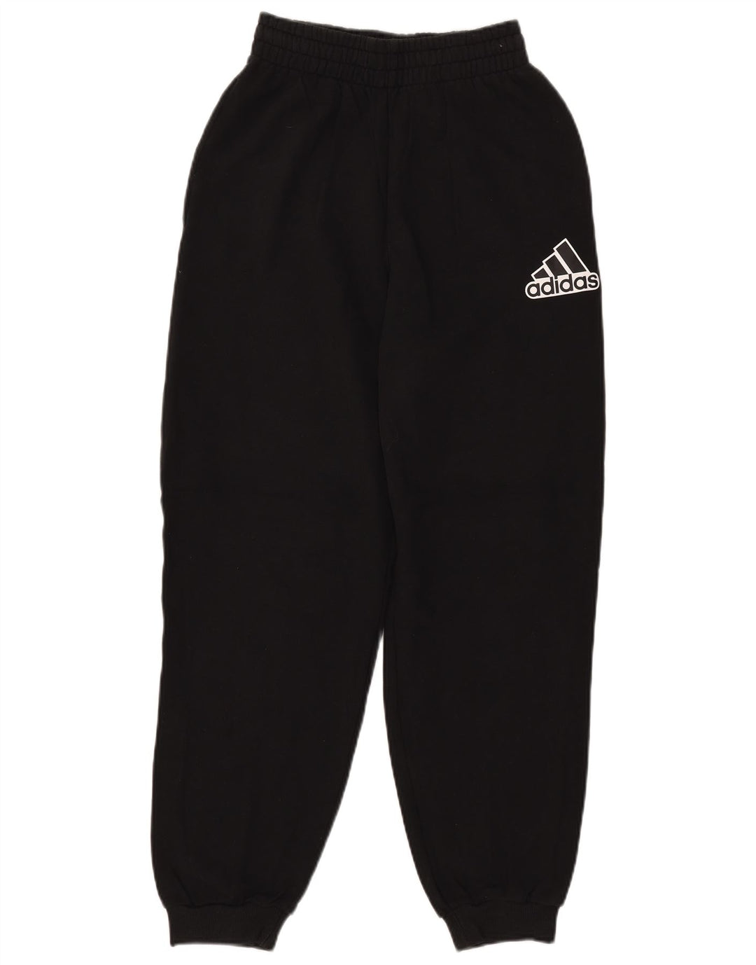 ADIDAS Pantalon de survêtement graphique pour femme Joggers UK 4/6 XS Noir Coton