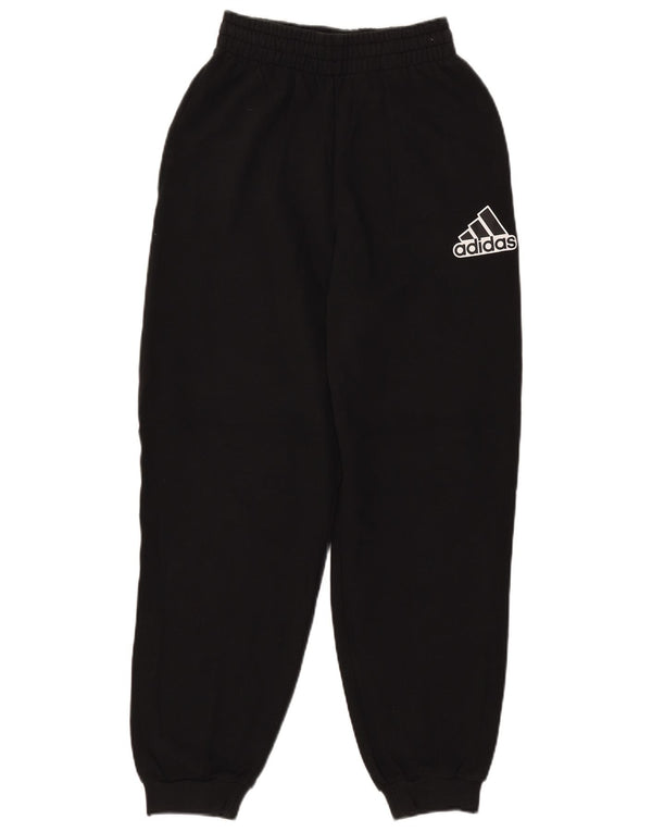 ADIDAS Pantalon de survêtement graphique pour femme Joggers UK 4/6 XS Noir Coton
