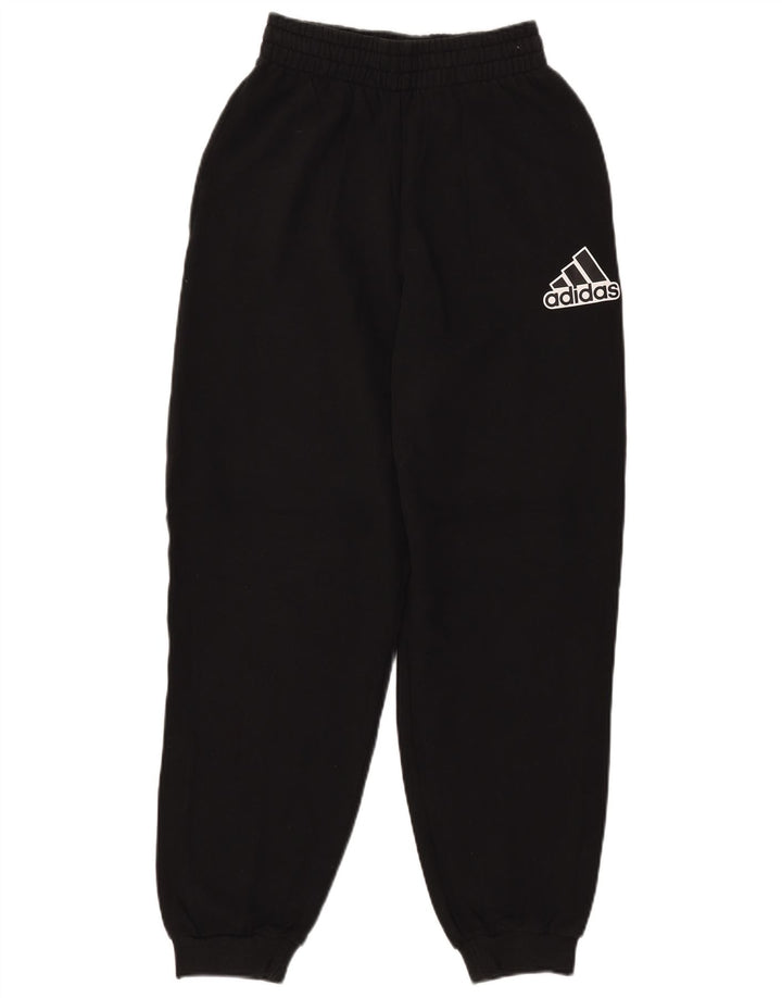 ADIDAS Pantalon de survêtement graphique pour femme Joggers UK 4/6 XS Noir Coton