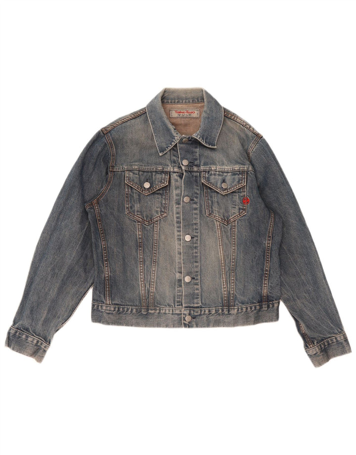 Take Two Veste en jean pour homme UK 40 Grand coton bleu