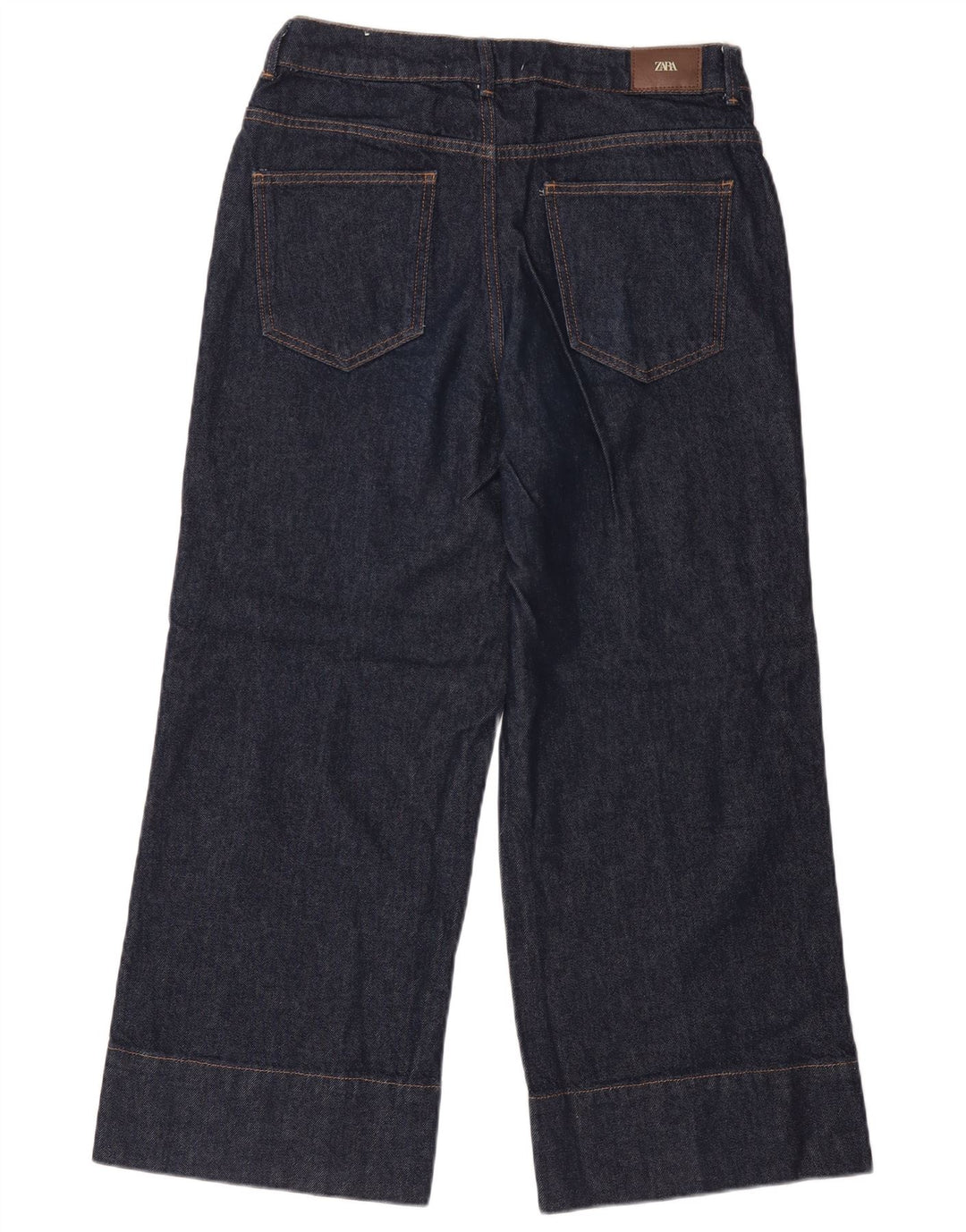 Zara Femme Jeans Loose EU 40 Medium W30 L27 Bleu Marine Coton