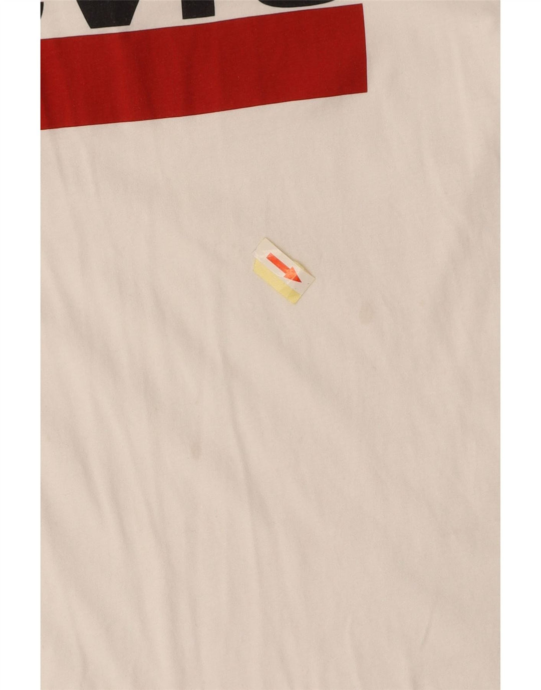 LEVI'S T-shirt graphique pour femme UK 6 XS Blanc