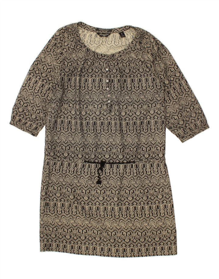 MAISON SCOTCH Womens Oversized Shift Dress US 4 Small Grey Fair Isle Vintage Maison Scotch and Second-Hand Maison Scotch from Messina Hembry 