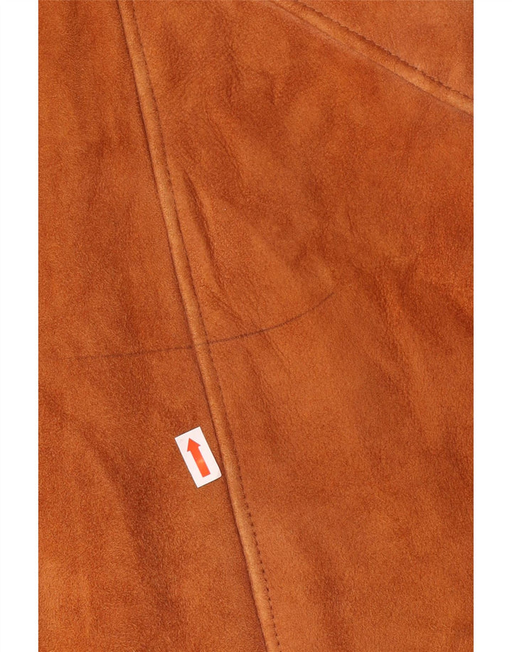 Manteau en peau de mouton femme vintage IT 44 Beige moyen Shearling classique