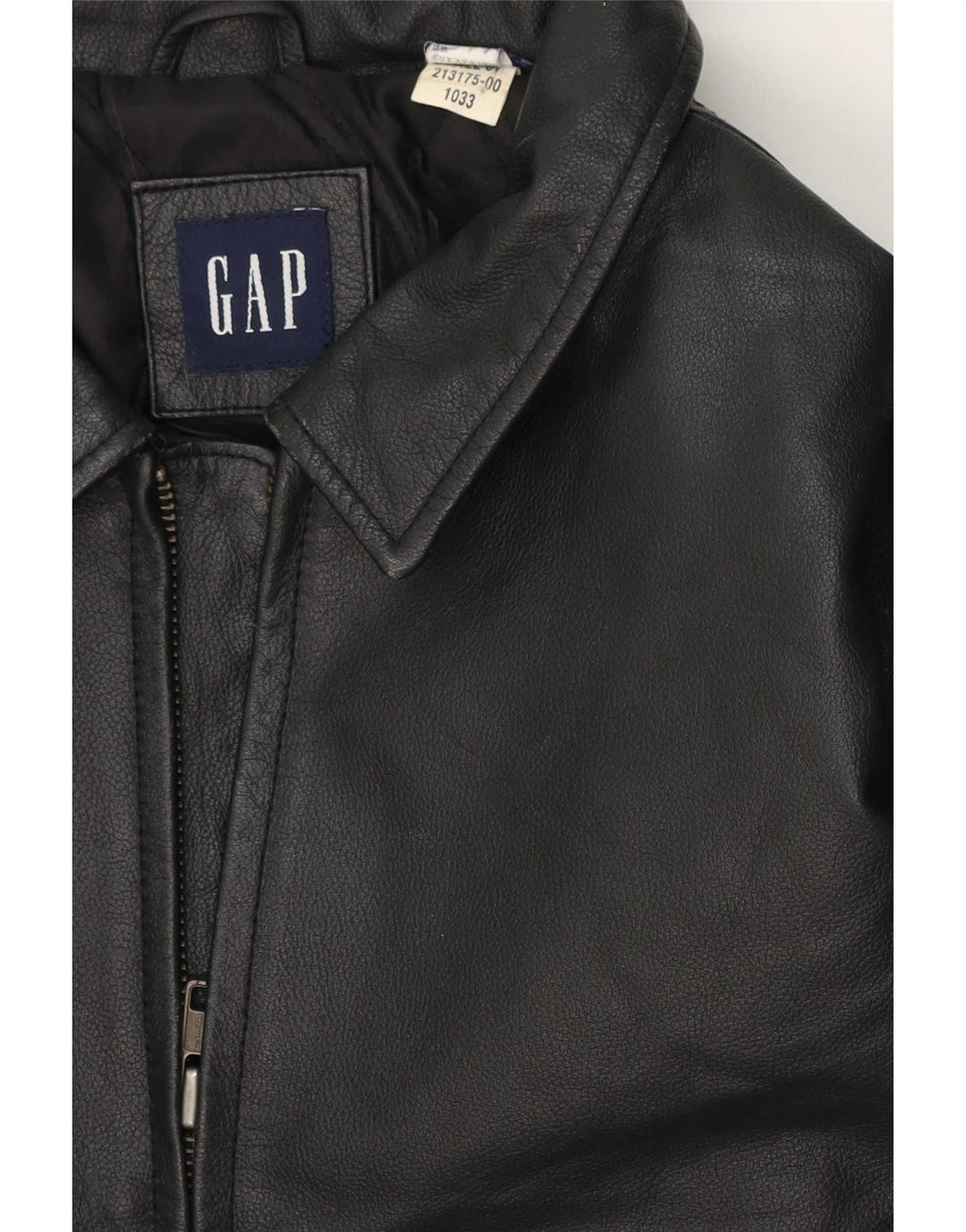 Veste en cuir Gap Garçon 13-14 ans Noir