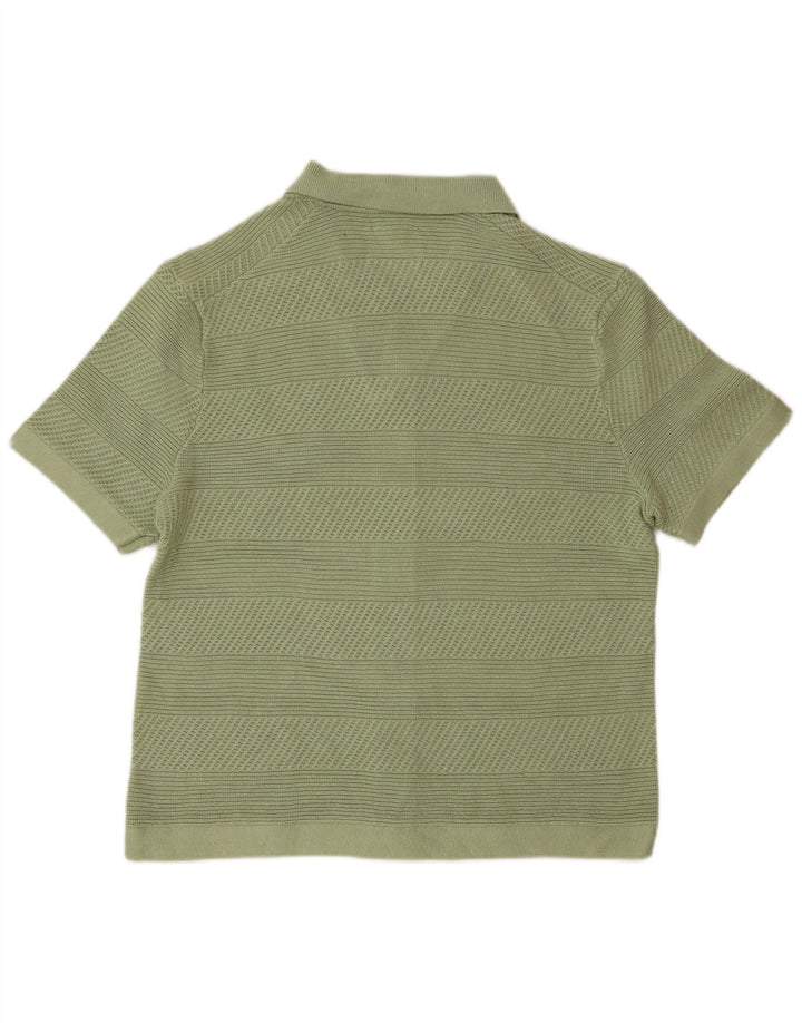 Abercrombie & Fitch Chemise en tricot à manches courtes pour homme Petit vert