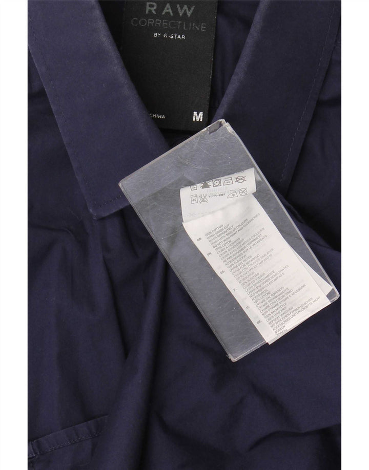 G-Star Chemise à manches courtes homme bleu marine moyen coton