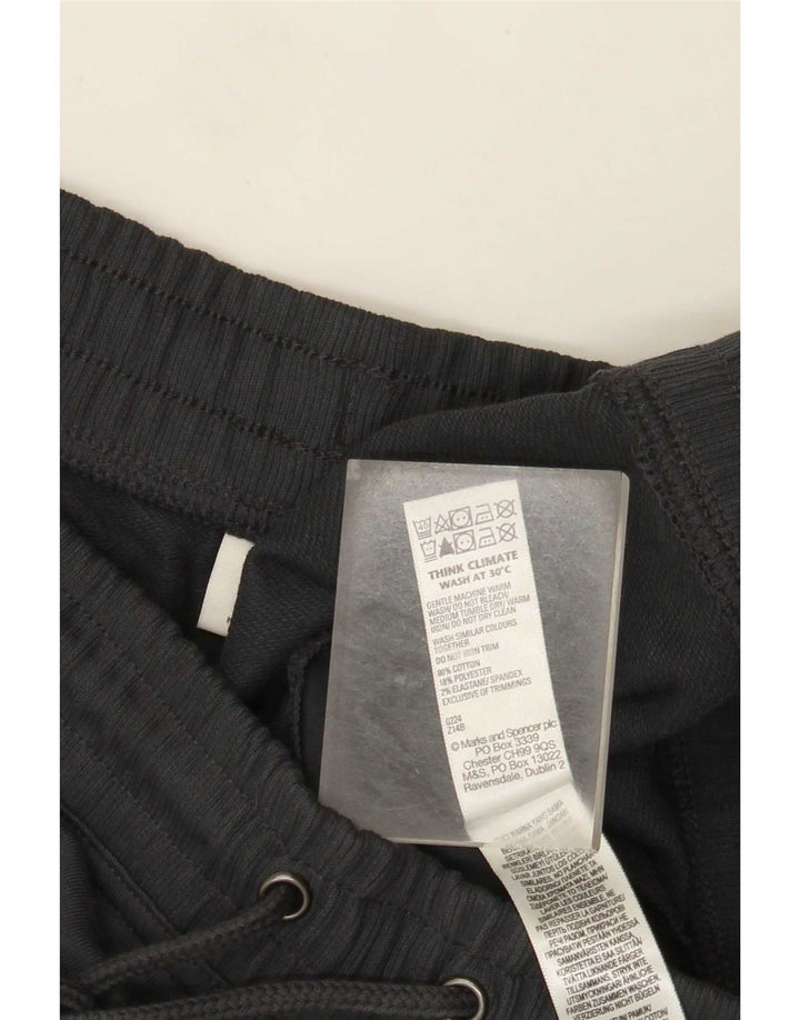 Marks & Spencer Pantalon de survêtement pour femme UK 16 Large Gris Coton