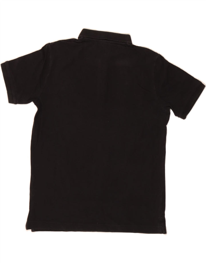 DACK'S Mens Polo Shirt Small Black Cotton Vintage Dack's and Second-Hand Dack's from Messina Hembry 