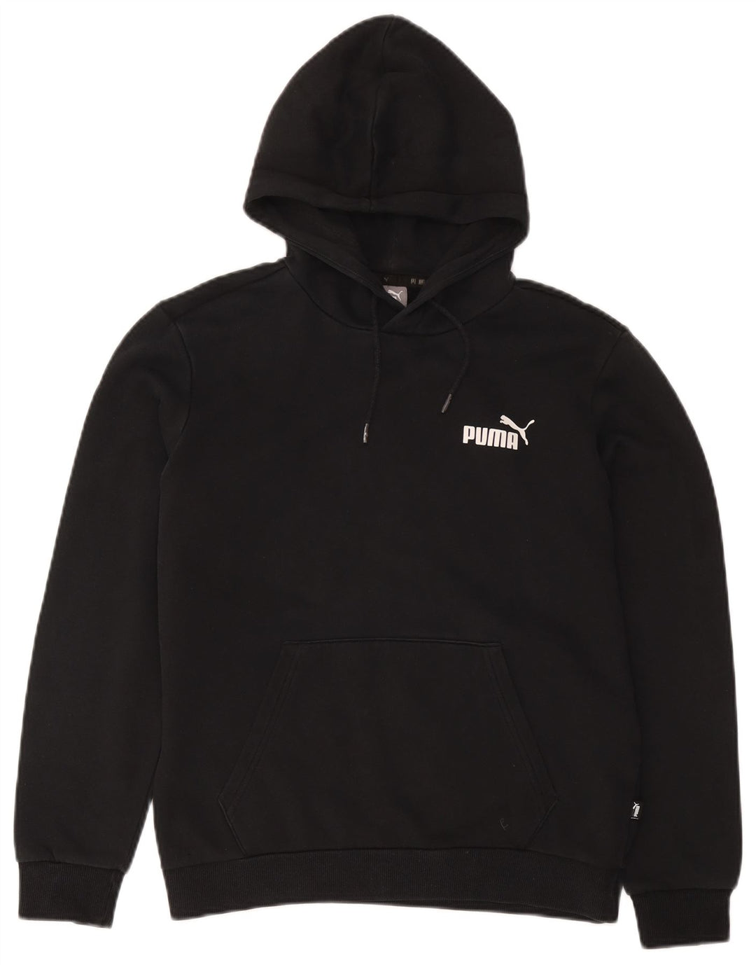 Puma Pull à capuche pour homme Petit Noir Coton